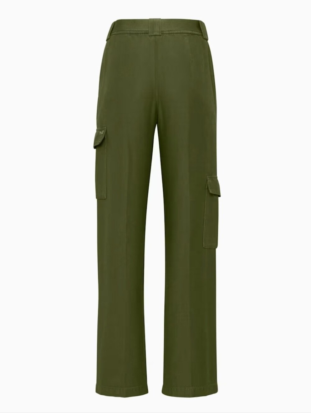 Aritzia TNA Cadet Cargo Pant High Rise Olive Utility Webbing Belt 100% Cotton S - Picture 10 of 13